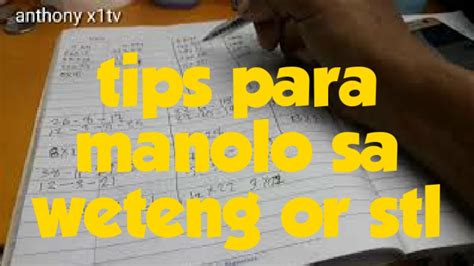 paano manalo sa jueteng|Tips kung pano manalo sa weteng or stl .
